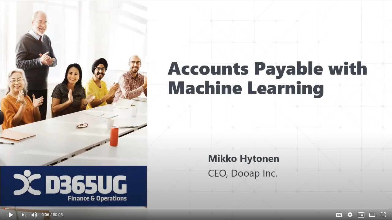 Accounts Payable with Machine Learning