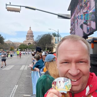 Antti at a marathon 