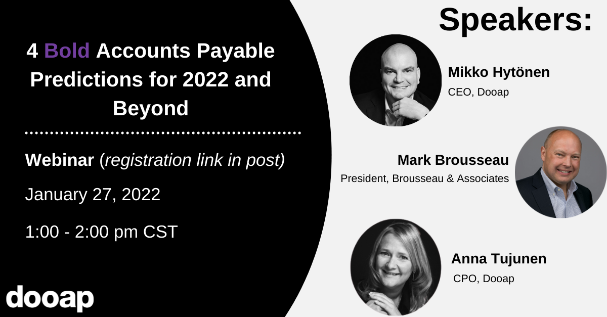 4 Bold Accounts Payable Predictions for 2022 and Beyond