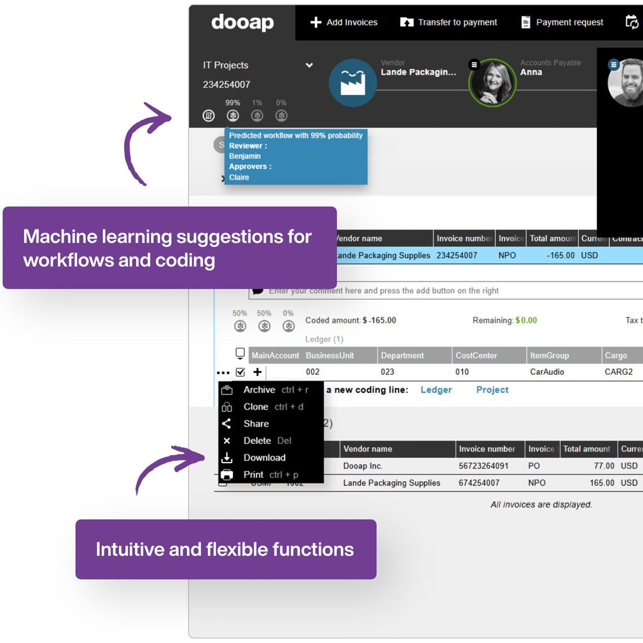 Dooap Webapp invoice- management